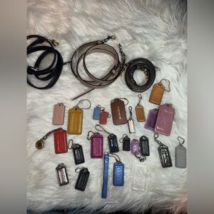 Coach bundle tags and straps